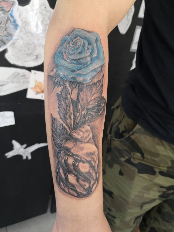Blue Rose by Anka